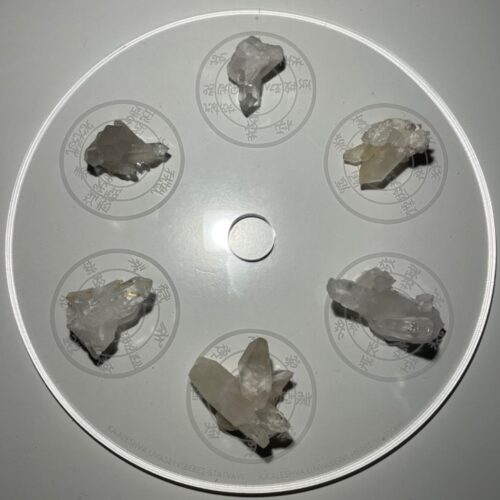 6 crystals on the Urusak Water Device main plate